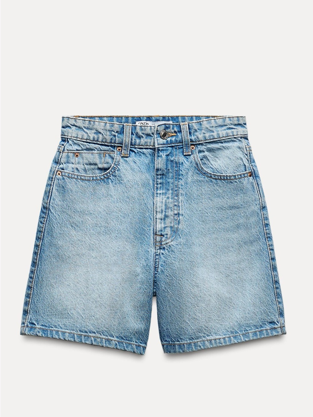 Zara Light Blue Denim Shorts